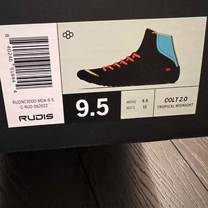 Rudis Colt 2.0 Athletic Shoes - Black, Orange, Blue